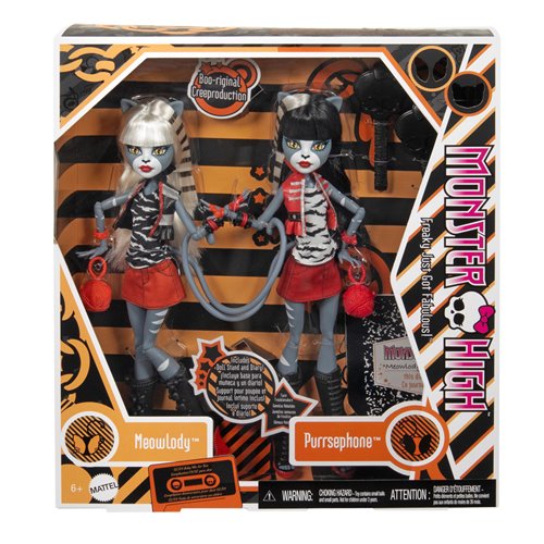 Monster High Boo-riginal Creeproduction Meowlody and Purrsephone Doll 2-Pack