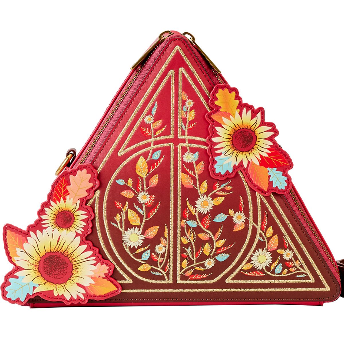 Bioworld Merchandising. Harry Potter Deathly Hallows 3D Floral Handbag