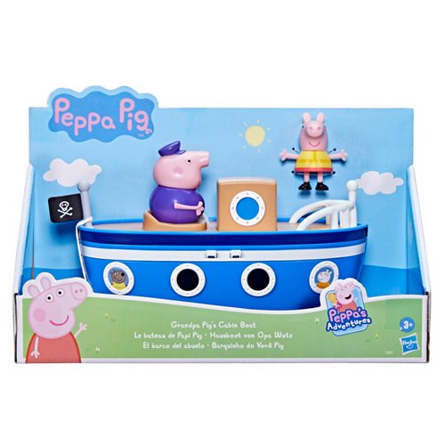 Peppa Pig Peppa's Adventures Grandpa Pig's Cabin Boat Vehicle
