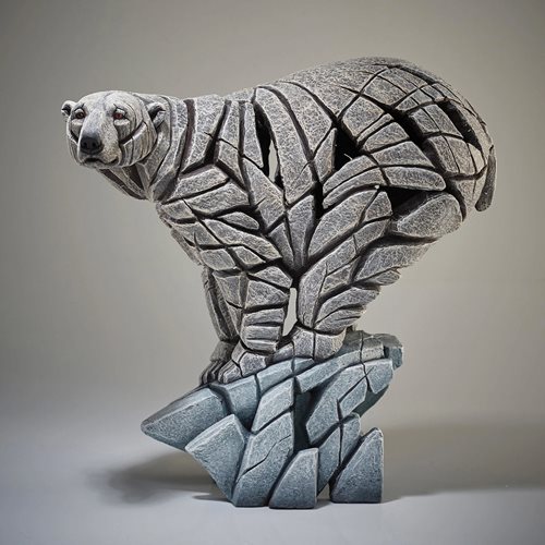 Edge Sculpture Polar Bear Figure by Matt Buckley Statue