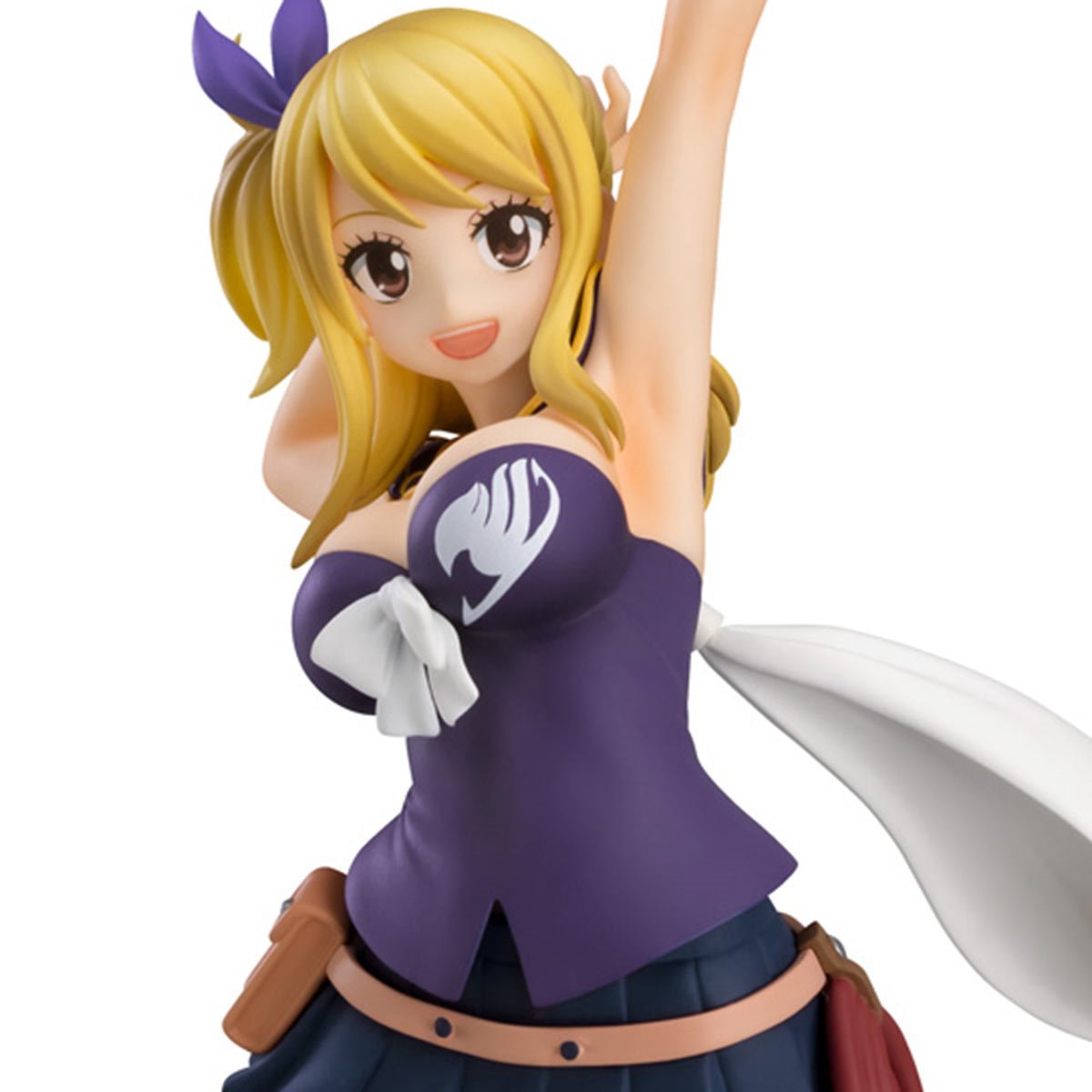 Figurine Lucy Heartfilia Natsu Costume - Fairy Tail Pop Up Parade L, 22 Cm, Good Smile Company, Collection Anime