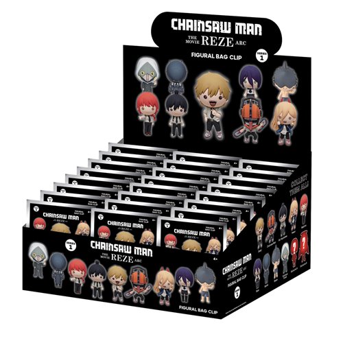 Chainsaw Man - The Movie: Reze Arc 3D Foam Bag Clip Display Case of 24