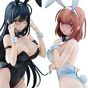 Original Character Ikomochi White Bunny Natsume and Black Bunny Aoi Limited Version 1:6 Scale Statue Set of 2