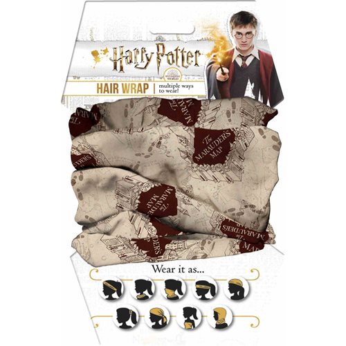 Harry Potter Marauder's Map Hair Wrap
