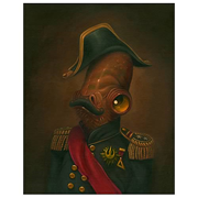 Star Wars Admiral Ackbar Magnitude Canvas Giclee Print