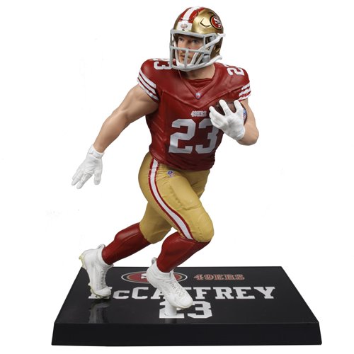 NFL SportsPicks 2024 Wave 2 San Francisco 49ers Christian McCaffrey 7-Inch Scale Posed Figure