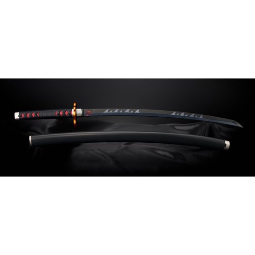 Demon Slayer Nichirin Sword Tanjiro Kamado Kyojuro Rengoku's Sword Guard Version Proplica Prop Repli