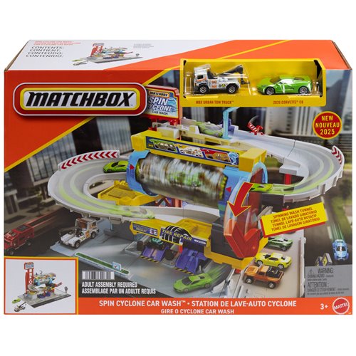 Matchbox Spin Cyclone Car Wash Playset