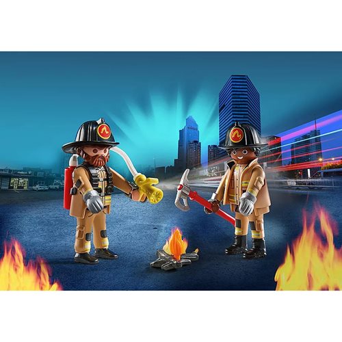 Playmobil 71207 DuoPacks Friefighters 3-Inch Action Figures