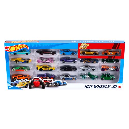 Hot Wheels 1:16 Scale 20-Car Pack 2021 Mix 6 Case of 8