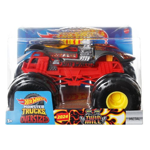 Hot Wheels Monster Trucks 1:24 Scale Vehicle 2024 Mix 2 Case of 4