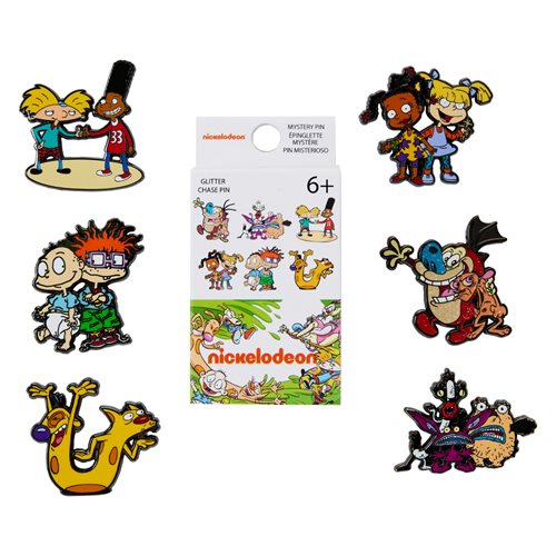 Nickelodeon Retro Mystery Box Pin Random 3-Pack