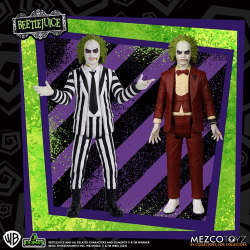 Beetlejuice 5 Points Action Figure Set of 2