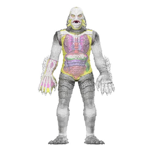 Universal Monsters Creature from the Black Lagoon Clear Super Cyborg Vinyl Figure