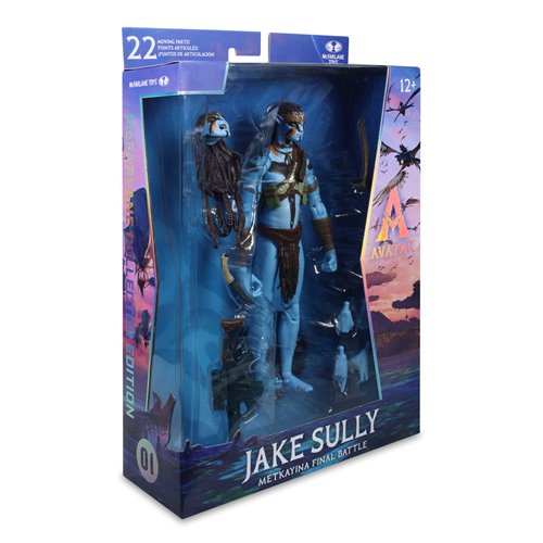 Avatar: Fire and Ash McFarlane Collector Edition Jake Sully Metkayina Final Battle 7-Inch Scale Acti