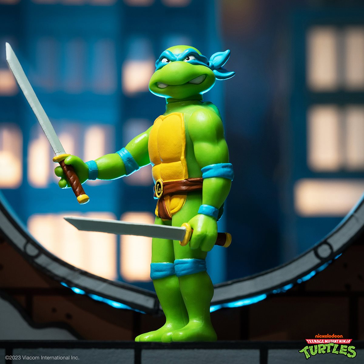 Teenage Mutant Ninja Turtles Ultimate Glow in The Dark Muckman & Joe Eyeball (Cartoon) 7 inch Scale Action Figure, Green