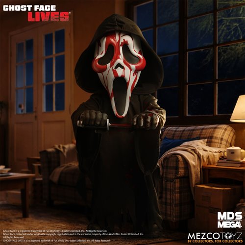 Ghost Face Bloody Version MDS Mega Scale 15-Inch Doll