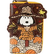 Peanuts Snoopy Scarecrow Cosplay Zip-Around Wallet