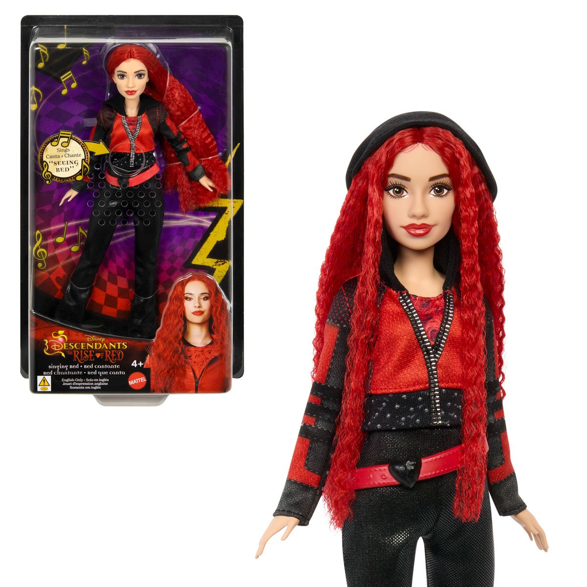 Disney Descendants The Rise Of Red Singing Red Doll Disney Descendants The Rise Of Red Singing Red Doll