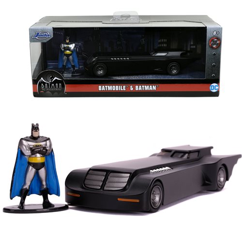 Batman Animated Series 1:32 Scale Die-Cast Metal Vehicle with Figure