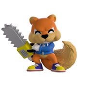 Conker's Bad Fur Day Collection Chainsaw Conker Vinyl Figure #4