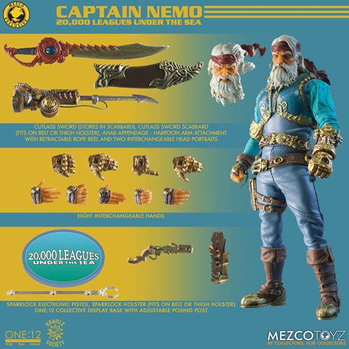 Rumble Society Captain Nemo and Nautilus One:12 Collective Action Figure