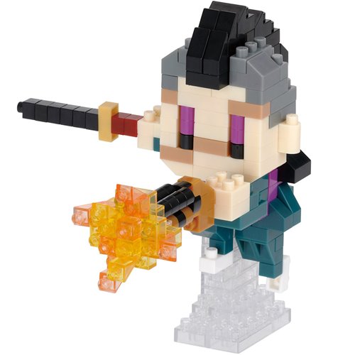 Demon Slayer Genya Shinazugawa Nanoblock Character Collection Series Constructible Figure