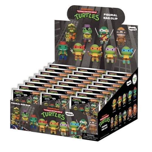 Teenage Mutant Ninja Turtles Retro S3 3D Bag Clip Display