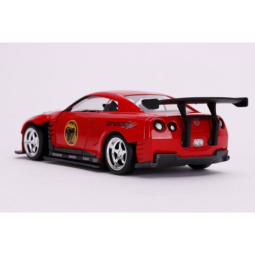 Mighty Morphin Power Rangers Red Ranger 2009 Nissan GT-R 1:32 Scale Die-Cast Metal Vehicle