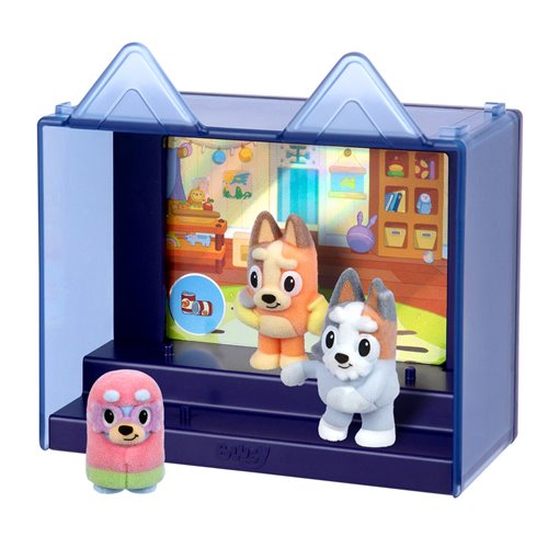 Bluey Fuzzies Series 14 Episode Mini-Figure Display Pack - Random 4-Pack