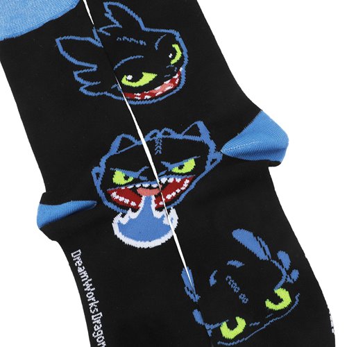 How to Train Your Dragon Toothless Crew Sock 3-Pack
