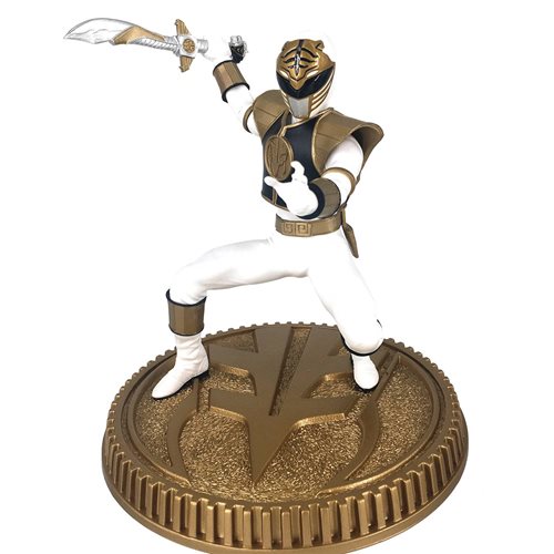 Mighty Morphin Power Rangers White Ranger 1:8 Scale Statue