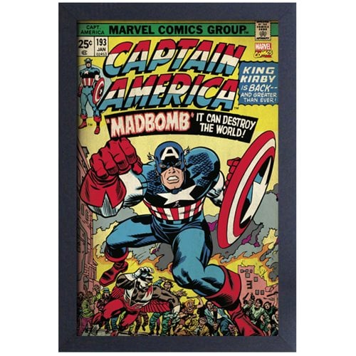 Captain America #193 Comic Cover Framed Art Print