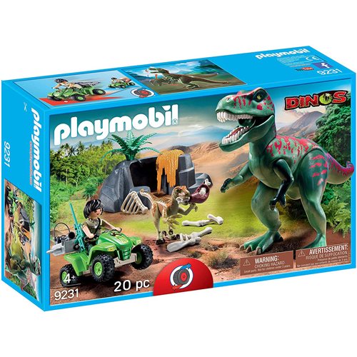 Playmobil 10740 Dinosaurs Explorer Quad with T-Rex