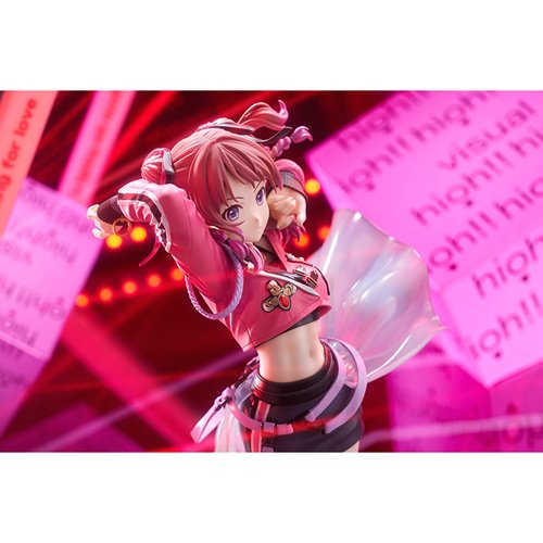 The Idolmaster Gakuen Saki Hanami Fighting My Way 1:7 Scale Statue