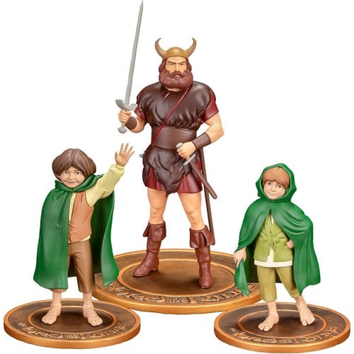 The Lord of the Rings Animated Film PVC Wave 2 Figures Set of 3