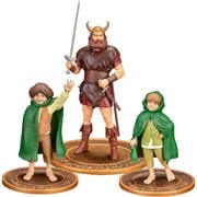 The Lord of the Rings Animated Film PVC Wave 2 Figures Set of 3