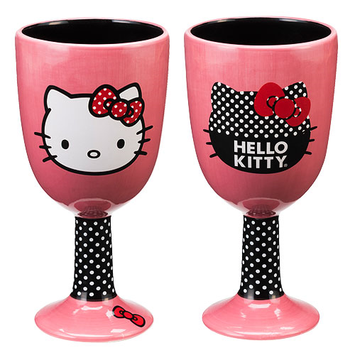 Hello Kitty 12 oz. Ceramic Goblet