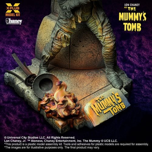 The Mummy's Tomb Lon Chaney as The Mummy 1:8 Scale Model Kit