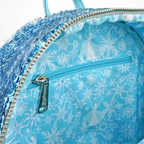 Frozen Elsa Reversible Sequin Mini Backpack