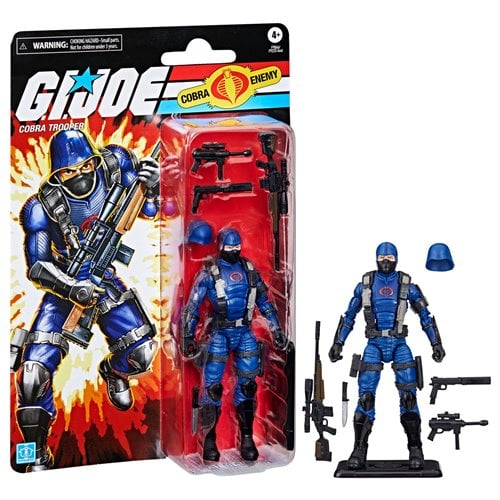 G.I. Joe Classified Series Retro Cardback Cobra Trooper 6-Inch Action Figure