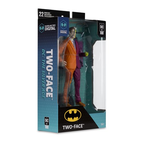 DC Direct Wave 4 Two-Face The Silver Age 7-Inch Scale Action Figure with McFarlane Toys Digital Coll