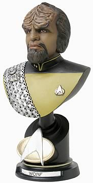 Lt. Worf Mini Bust - Entertainment Earth