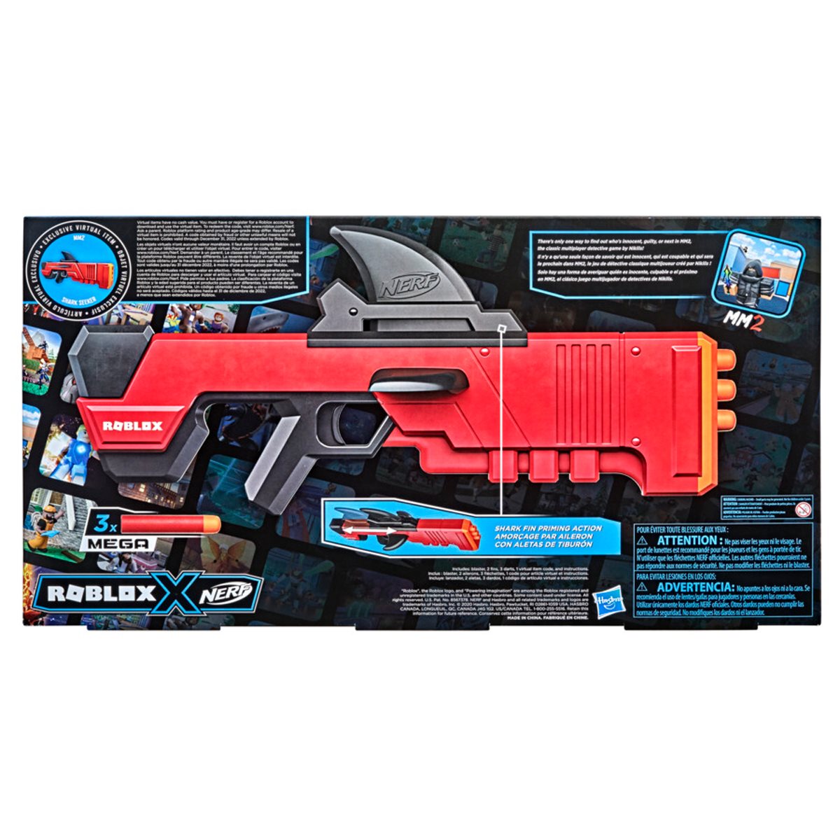 Nerf Roblox MM2 Shark Seeker Blaster, 1 ct - Kroger