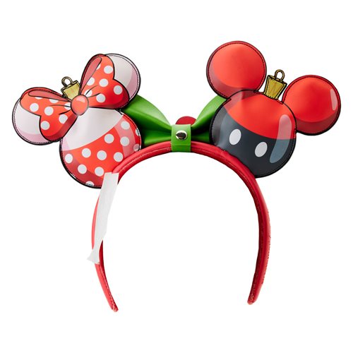 Mickey Mouse and Minnie Mouse Ornaments Ears Headband