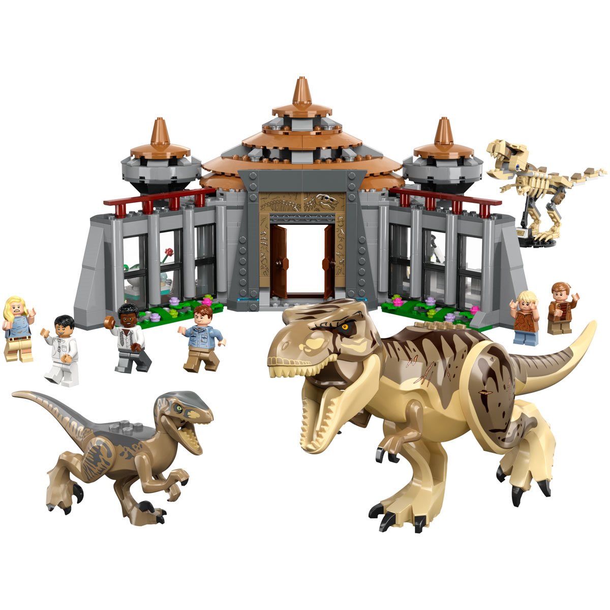 kursiv eksplicit jomfru LEGO 76961 Jurassic Park Visitor Center: T. Rex and Raptor Attack