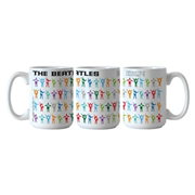 Beatles Help! Pattern 15 oz. Sublimated Coffee Mug
