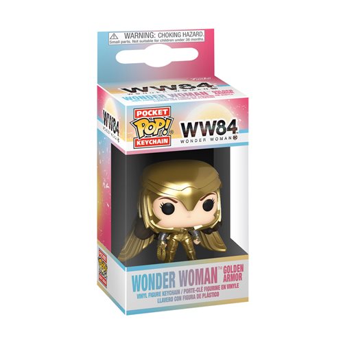 Wonder Woman 1984 Gold Power Pose Pocket Pop! Key Chain