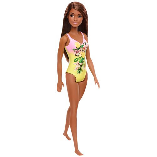 Barbie Beach Doll with Yellow Suit