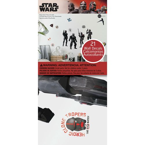Star Wars: The Bad Batch Peel and Stick Wall Decals